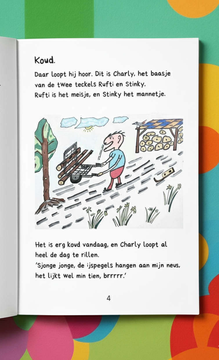 Verhalen over twee teckels en hun baasje